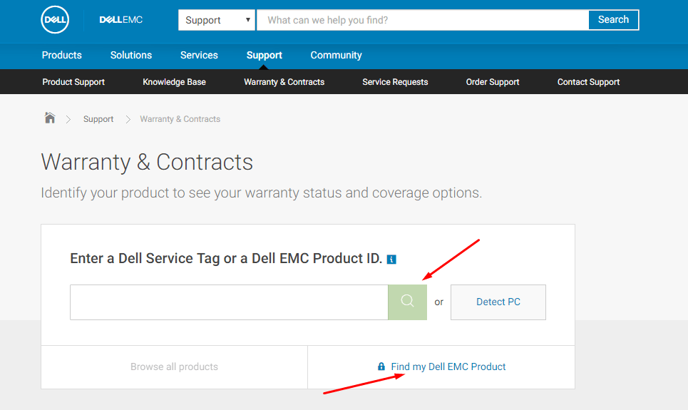 check dell warranty status