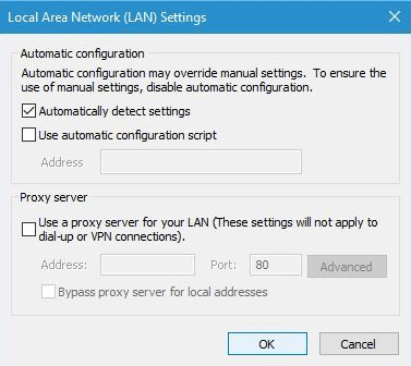 Use a proxy server for your LAN