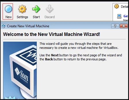 new virtual machine