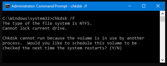 check system with command