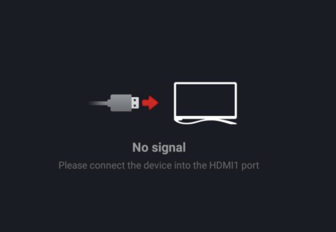 HDMI No Signal Issue