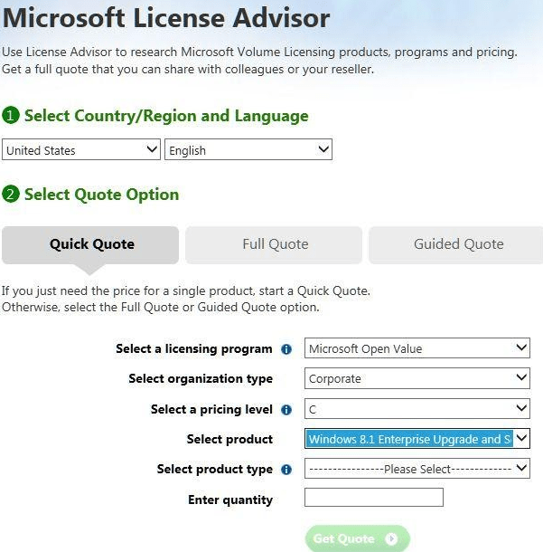 cost of windows 10 license