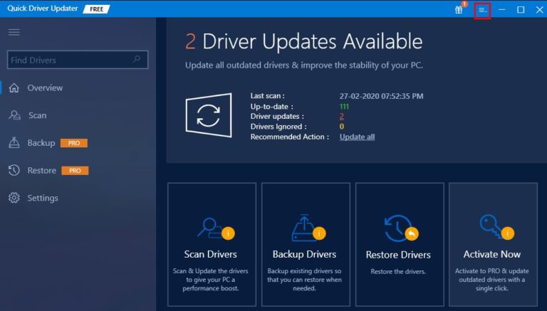 pc driver update software free download