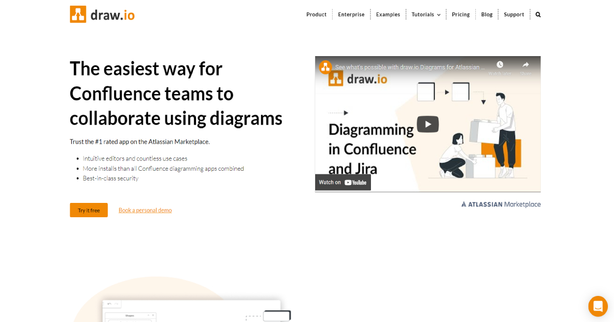 Draw.io landing page