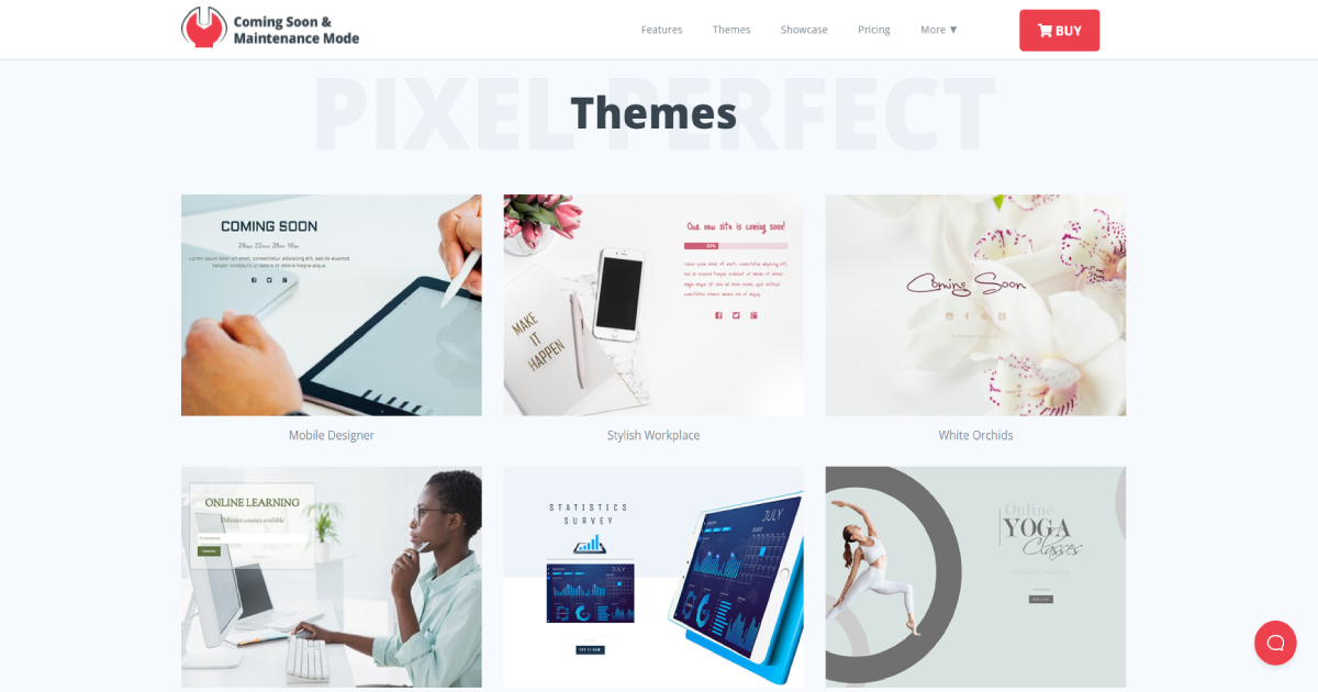 Coming Soon & Maintenance Mode themes