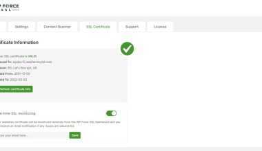 SSL certificate
