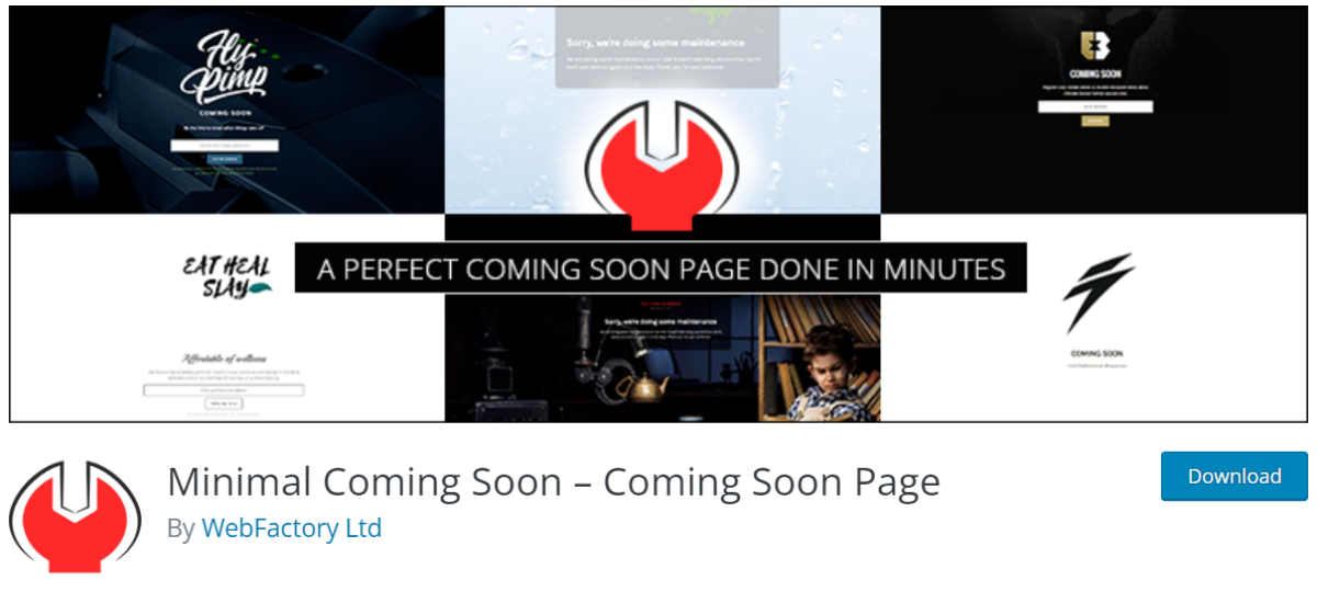 Coming Soon plugin page