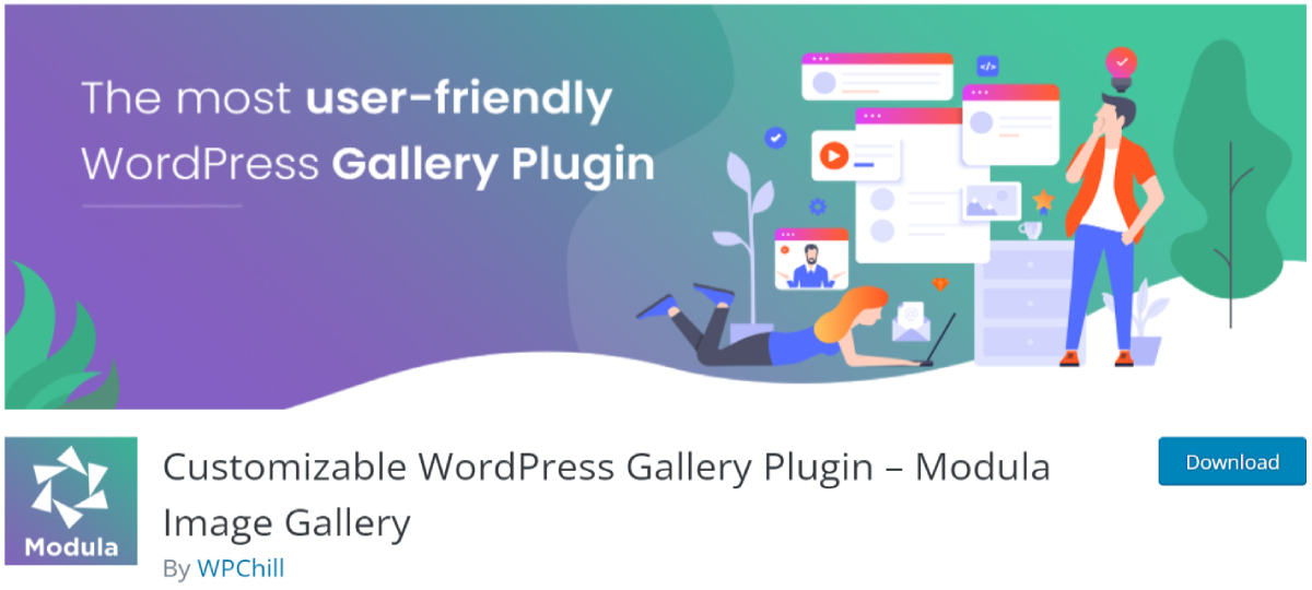 Modula Image Gallery plugin page