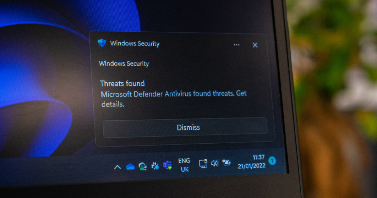 Windows Security Scanner message