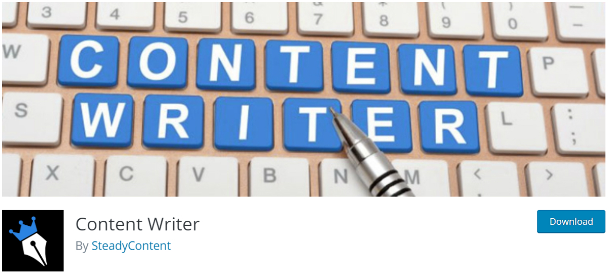 Content Writer plugin page