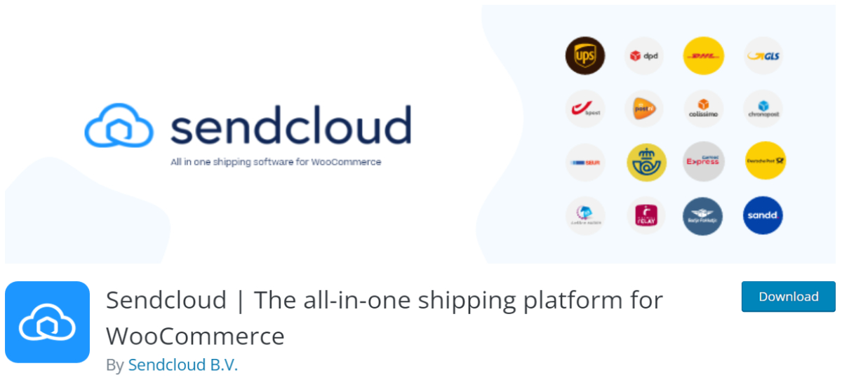 Sendcloud plugin page