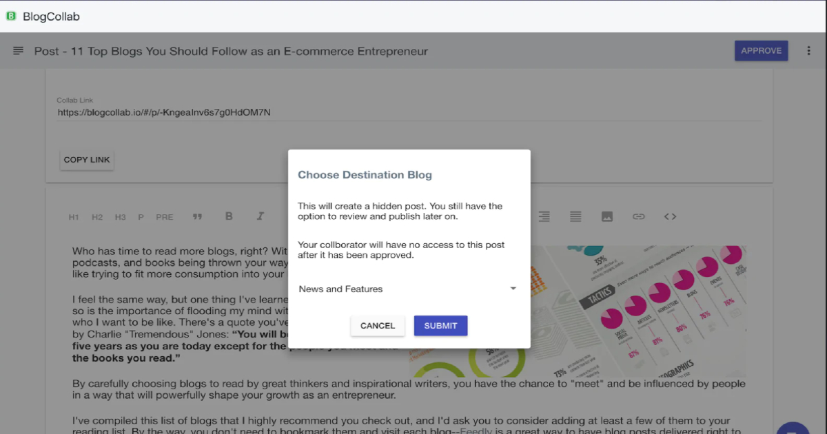 BlogCollab hidden feature